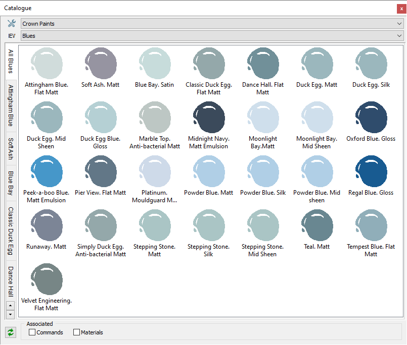 Crown Paint Chart