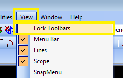 Lock Toolbars